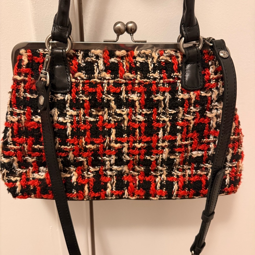 “Patricia Nash” Black Genuine Italian Leather & M… - image 7